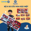 Set Bộ 6 Xe Cứu Hoả Siêu Hot 2025