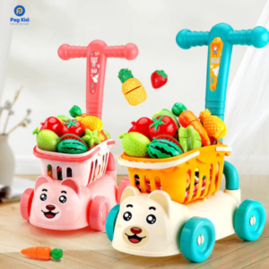 Xe Đẩy Đồ Chơi Siêu Thị Mini Cho Bé