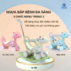 Ngựa Bập Bênh 3in1 Đa Chức Năng Cho Bé Từ 8 Tháng Tuổi Đến 4 Tuổi