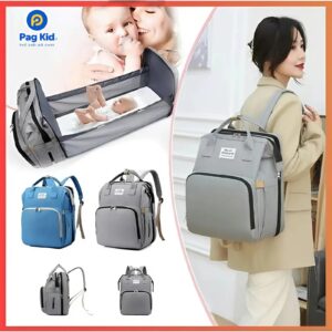 Balo bỉm sữa kiêm nôi ngủ đa năng