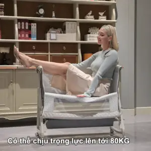 Nôi Cho Bé Gấp Gọn Nôi Ghép Giường Đa Năng
