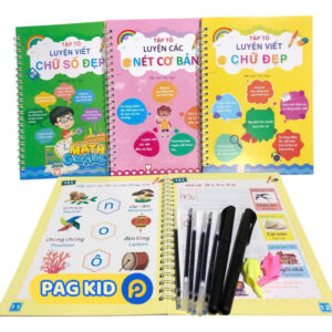 Bộ Vở Luyện Viết Tự Xoá Cho Bé