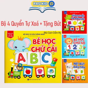 Sunbooks - Bộ 4 Cuốn Sách Tô Xóa Thông Minh