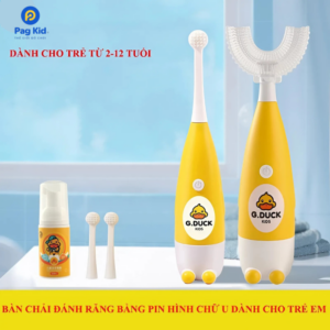 Bàn Chải Đánh Răng Điện Chữ U Cho Bé