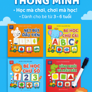 📚✏️ BỘ SÁCH TỰ XÓA THÔNG MINH – HỌC MÀ CHƠI, CHƠI MÀ HỌC!