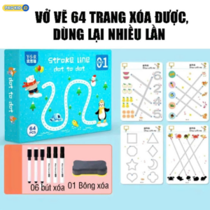 Sách Tập Tô Vẽ Thông Minh Tự Xóa