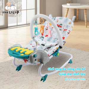 👶💙 GHẾ RUNG ĐA NĂNG CHO BÉ – VỪA NGỦ, VỪA CHƠI, VỪA PHÁT TRIỂN TOÀN DIỆN!