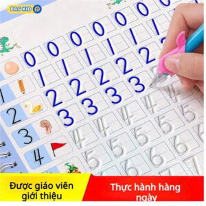 VỞ LUYỆN VIẾT CHỮ SỐ CÓ RÃNH