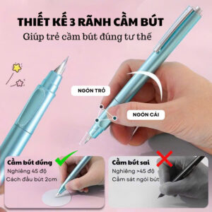 ✍️ BÚT LUYỆN CHỮ CHUẨN TƯ THẾ – GIÚP BÉ VIẾT ĐẸP NGAY TỪ ĐẦU!