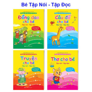 📚 COMBO 4 CUỐN SÁCH BÉ TẬP NÓI – TẬP ĐỌC