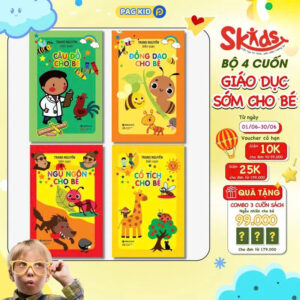 BỘ 4 CUỐN GIÁO DỤC SỚM CHO BÉ – SKIDS