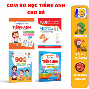 Combo Trọn Bộ 4 Quyển Tiếng Anh Đầu Đời Cho Bé