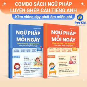 Combo sách Ngữ Pháp Luyện Ghép Câu Tiếng Anh BC19