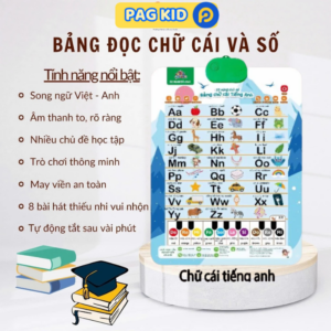 BẢNG CHỮ CÁI TIẾNG ANH ĐIỆN TỬ CÓ ÂM THANH CHO BÉ