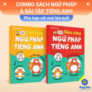 Combo sách Nắm Vững Ngữ Pháp Tiếng Anh BC25