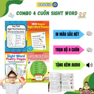Combo 4 Quyển Sách - Sight Word
