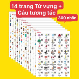 🧩 MIẾNG DÁN STICKER HỌC TIẾNG ANH THÔNG MINH