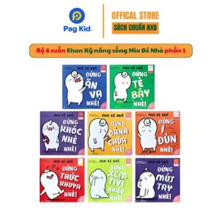 Sách - Set 8 cuốn Ehon Kỹ năng sống Miu Bé Nhỏ
