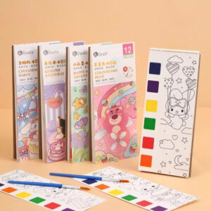 🎨 SÁCH TÔ MÀU MINI KÈM MÀU NƯỚC – GIẢI TRÍ SÁNG TẠO CHO BÉ YÊU!