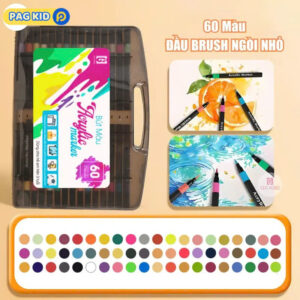 Hộp 60 Bút Màu Acrylic Marker Cao Cấp