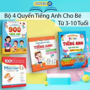 BỘ 4 SÁCH HỌC TIẾNG ANH CHO BÉ TỪ 3–10 TUỔI