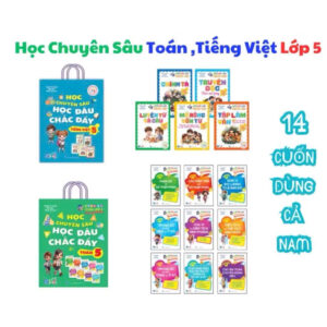 ✨📚 COMBO 14 CUỐN SÁCH – HỌC CHUYÊN SÂU TOÁN, TIẾNG VIỆT LỚP 5 📚✨