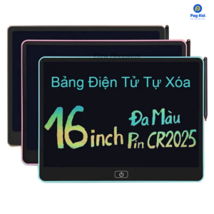 Bảng Viết Tự Xoá Thông Minh Thế Hệ Mới 16 Inch Đa Sắc