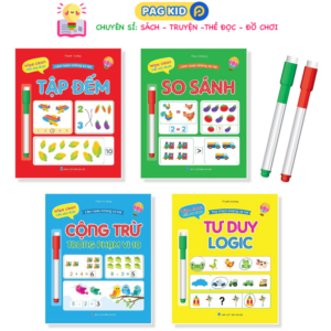 Bộ 4 Quyển Làm Toán Không Sợ Sai