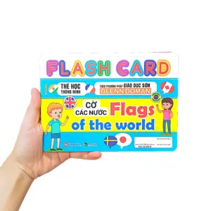 COMBO FLASH CARD (Theo phương pháp giáo dục sớm Glenn Doman) - Cờ các nước - Cơ thể và cảm xúc - Phương tiện giao thông