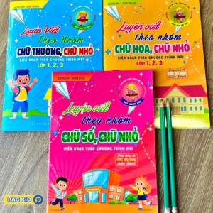 Bộ 3 cuốn luyện viết chữ cỡ nhỏ cho bé