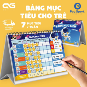 BẢNG MỤC TIÊU STICKERS CHO BÉ