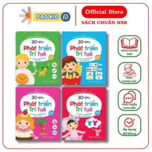 BỘ 4 SÁCH PHÁT TRIỂN TRÍ TUỆ CHO BÉ