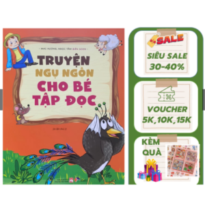 Sách - Truyện ngụ ngôn cho bé tập đọc ( Tranh màu )