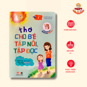 Sách Thơ cho bé tập nói phát triển ngôn ngữ (Bìa cứng)