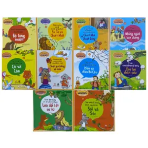 Sách - Truyện tranh ngụ ngôn dành cho thiếu nhi ( 10 cuốn lẻ tùy chọn )