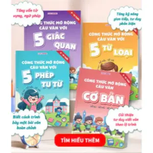 Sách - Công Thức Mở Rộng Câu Văn Giúp Con Tự Tin Làm Chủ Môn Văn dành cho trẻ từ 8-12 tuổi