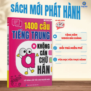 Sách 1400 Câu Tiếng Trung Không Cần Chữ Hán