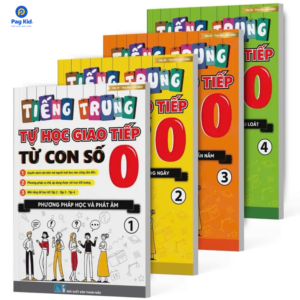 Bộ 4 Sách Tự Học Giao Tiếp Tiếng Trung ( có kèm file luyện nghe )