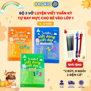Bộ 3 Vở Luyện Viết Chữ Đẹp Vào Lớp 1