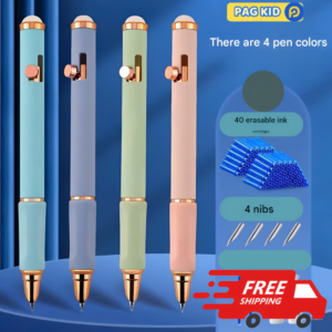 BC40 - Combo bút máy bấm cài BC-03 mực xóa