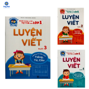 BC50 - Combo 3 cuốn Luyện Viết Cho Bé Vào Lớp 1