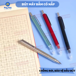 LP10- Set 4 Bút máy bấm EF+ 50 ống mực DecorMe ngòi 0.38mm