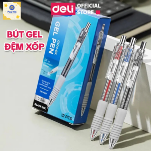 BÚT GEL ĐỆM XỐP DELI – BÉ VIẾT ÊM, CHỮ ĐẸP HƠN