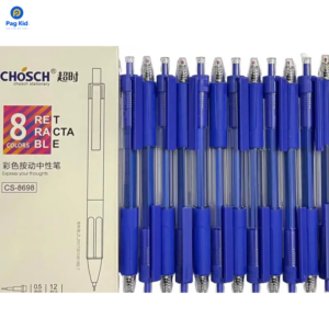 Bút Gel Bấm CHOSCH CS-8698 – Hộp 12 cây