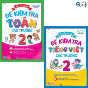 📚✨ COMBO 2 SÁCH ĐỀ KIỂM TRA TOÁN & TIẾNG VIỆT LỚP 2 ✨📚