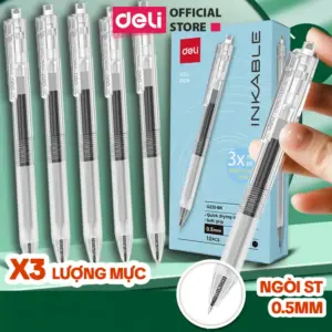 🖊️ BÚT GEL 0.5MM – MỰC NHIỀU GẤP 3, VIẾT HOÀI KHÔNG HẾT! 🖊️