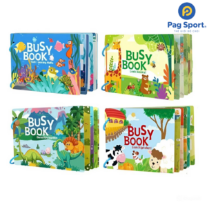 BỘ SÁCH BÓC DÁN BUSY BOOK CHO BÉ