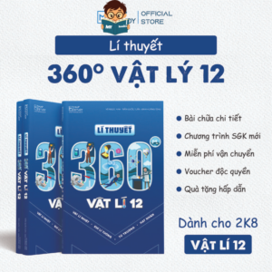 Sách Ôn Tập 360 Lý Thuyết Vật Lý 12