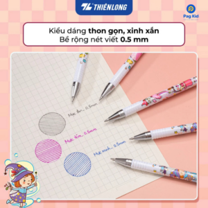20 bút gel xóa được Mazzic Thiên Long TP-GELE01 ngòi 0.5mm