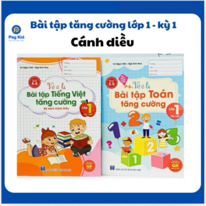 Combo 2 Vở Bài Tâp ( Toán, Tiếng Việt ) Tăng Cường Lớp 1